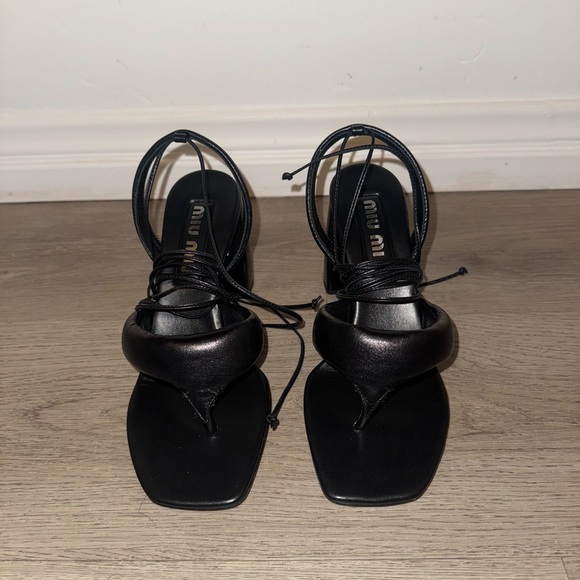 Miu Miu Leather Sandals in size 7 - Picture 2 of 7